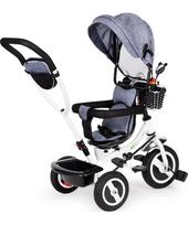 triratukas - Triratukas EcoToys 3-Wheel Bike MSP1797, pilkas - 5 nuotrauka