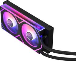 120mm fan - ADATA XPG Levante II 240 AIO 12 cm Juodas (Black) - 3 nuotrauka