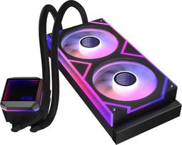 120mm fan - ADATA XPG Levante II 240 AIO 12 cm Juodas (Black) - 4 nuotrauka