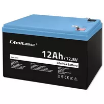 lifepo4 akumuliatoriai - QOLTEC 53701 LiFePO4 battery / 12Ah - 2 nuotrauka