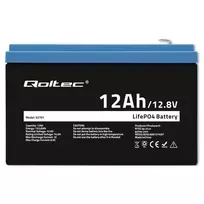 lifepo4 akumuliatoriai - QOLTEC 53701 LiFePO4 battery / 12Ah - 5 nuotrauka