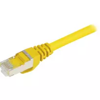 rj45 kistukai - Sharkoon RJ45 CAT.6 SFTP yellow 0,50m - 4 nuotrauka