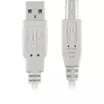 usb 2.0 a b cable - Sharkoon Cable USB 2.0 A-B pilka 0,5m - 2 nuotrauka