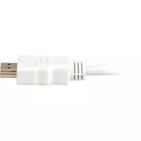 hdmi kabelis baltas - Sharkoon Adapteris HDMI -> HDMI baltas 1,0m - 3 nuotrauka