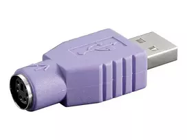 ps2 usb - Goobay USB / PS2 Adapteris - USB - PS2 - Pilkas,Violet - 2 nuotrauka