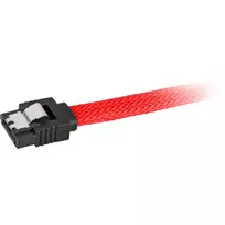sata 3 kabelis - Sharkoon SATA 3 - 0.45 m - SATA III - SATA 7-pin - SATA 7-pin - Male connector / Male connector - Juodas,Raudona - 3 nuotrauka