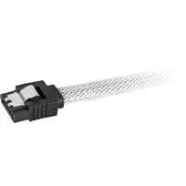 sata 3 kabelis - Sharkoon SATA 3 - 0.45 m - SATA III - SATA 7-pin - SATA 7-pin - Male/Male - Juodas,Baltas - 3 nuotrauka
