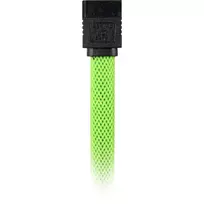 sata 3 kabelis - Sharkoon SATA 3 - 0.6 m - SATA III - SATA 7-pin - SATA 7-pin - Male/Male - Juodas,Green - 2 nuotrauka