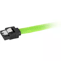 sata 3 kabelis - Sharkoon SATA 3 - 0.45 m - SATA III - SATA 7-pin - SATA 7-pin - Male connector / Male connector - Juodas,Green - 3 nuotrauka