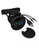 usb 3 0 hub type - ICYBOX IB-HUB1404A Icy Box Desk Hub 2x USB 3.0, 1x USB 3.0 Type-C, garso įvestis / išvestis, SD skaitytuvas - 2 nuotrauka