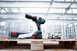 bosch 18v 3.0ah - Smūginis veržliasūkis Bosch GDS 18V-1050 H BITURBO; 18 V; 2x5,0 Ah akum. - 4 nuotrauka