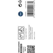 graztas 0.2 mm - Grąžtas metalui Bosch HSS-G; DIN 338; 10,5x133 mm; 5 vnt. - 2 nuotrauka