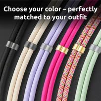 60w usb c charge cable - CABLE USB-C TO USB-C 1.65M/LANYARD BLACK 7991000 INTENSO - 2 nuotrauka