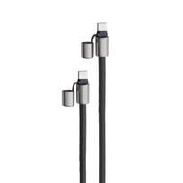 60w usb c charge cable - CABLE USB-C TO USB-C 1.65M/LANYARD BLACK 7991000 INTENSO - 14 nuotrauka
