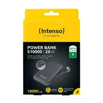 10000mah power bank - Intenso S10000, 10000mAh, pilkas (grey) - 7 nuotrauka