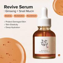 beauty of joseon - Beauty of Joseon Revive atstatantis serumas su ženšeniu ir mucinu 30ml - 5 nuotrauka