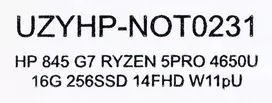 amd ryzen 5 - HP EliteBook 845 G7, AMD Ryzen 5 PRO 4650U, 16 GB, 256 GB, 14", FHD, Naudotas (Used) - 8 nuotrauka