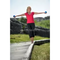gimnastikos kamuoly - SISSEL® Pilates svoriniai kamuoliukai, mėlyni, 900 g, 2 vnt - 2 nuotrauka