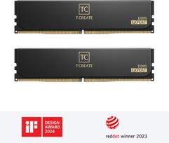 Team Group T-Create Expert Black (Juodas) 128GB DDR5 6400MHz CL42 Dual Kit