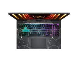 16 gb ram - MSI Cyborg A15 AI B2HWFKG, 15.6", AMD Ryzen 7 260, 16 GB, 1 TB, NVIDIA GeForce RTX 5060, Windows 11 Home, Juodas (Black) - 6 nuotrauka