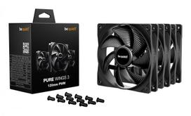 120mm fan - Be Quiet! Pure Wings 3 120 mm PWM 3-Pack Juodas (Black) - 5 nuotrauka