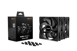 120mm fan - Be Quiet! Pure Wings 3 120 mm PWM 3-Pack Juodas (Black) - 6 nuotrauka
