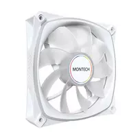 argb fan 120 mm - Montech RX120 Pro PWM Reverse Fan ARGB 120mm White - 4 nuotrauka