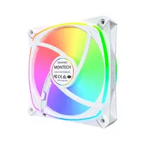 argb fan 120 mm - Montech RX120 Pro PWM Reverse Fan ARGB 120mm White - 5 nuotrauka