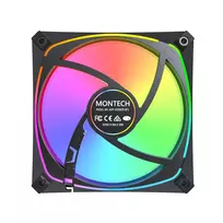 korpuso ausintuvas - Montech AX120 Pro PWM Fan 120mm Black - 3 nuotrauka