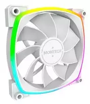 120mm fan - Montech RX120 PWM White 3 in 1 120mm Case Fan (3 vnt.) - 5 nuotrauka