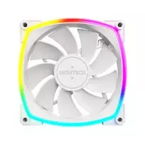 120mm fan - Montech RX120 PWM White 3 in 1 120mm Case Fan (3 vnt.) - 6 nuotrauka