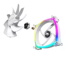 120mm fan - Montech RX120 PWM White 3 in 1 120mm Case Fan (3 vnt.) - 7 nuotrauka