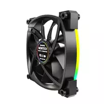 argb fan 120 mm - Montech RX120 PWM Black 3 in 1 120mm Case Fan (3 vnt.) - 2 nuotrauka