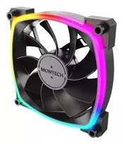 argb fan 120 mm - Montech RX120 PWM Black 3 in 1 120mm Case Fan (3 vnt.) - 4 nuotrauka