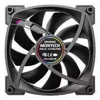 argb fan 120 mm - Montech RX120 PWM Black 3 in 1 120mm Case Fan (3 vnt.) - 5 nuotrauka