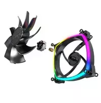argb fan 120 mm - Montech RX120 PWM Black 3 in 1 120mm Case Fan (3 vnt.) - 7 nuotrauka
