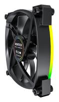 argb fan pack - Montech AX120 PWM ARGB 3pcs 120 mm Dėklo Ventiliatorius Juodas (Black) - 3 nuotrauka