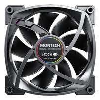argb fan pack - Montech AX120 PWM ARGB 3pcs 120 mm Dėklo Ventiliatorius Juodas (Black) - 4 nuotrauka