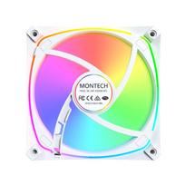 argb fan 120 mm - Montech AX120 PRO White 3-in-1 120mm ARGB Case Fan 3-Pack - 2 nuotrauka