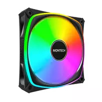 argb fan pack - Montech RX120 PRO Black 3-in-1 Case Fan 120mm - 2 nuotrauka