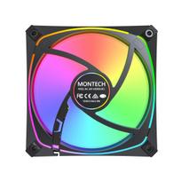 argb fan pack - Montech AX120 PRO Black 120mm ARGB 3 vnt. - 4 nuotrauka