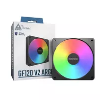 argb fan 120 mm - Montech GF120 V2 ARGB PWM 120mm Black - 2 nuotrauka