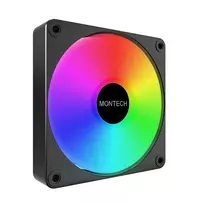 argb fan 120 mm - Montech GF120 V2 ARGB PWM 120mm Black - 4 nuotrauka