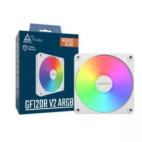 argb fan 120 mm - Montech GF120R V2 ARGB PWM White 120mm Case Fan - 2 nuotrauka