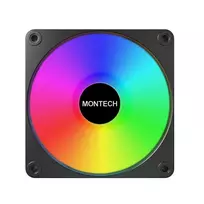 argb fan 120 mm - Montech GF120R V2 ARGB PWM 120mm Black (juodas) - 3 nuotrauka