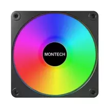 argb fan 120 mm - Montech GF120R V2 ARGB PWM 120mm Black (juodas) - 5 nuotrauka