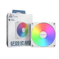 argb fan 120 mm - Montech GF120 V2 ARGB PWM White 120mm Ventiliatorius - 2 nuotrauka