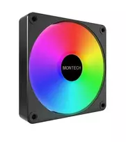 fan argb 3 - Montech GF120 V2 ARGB PWM 120mm Black 3 vnt. - 4 nuotrauka