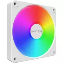 argb fan 120 mm - Montech GF120R V2 ARGB PWM 120mm White 3 vnt. - 5 nuotrauka