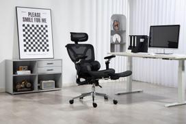 kede - Activejet Ergonominė biuro kėdė YK848, juoda (Black) - 4 nuotrauka